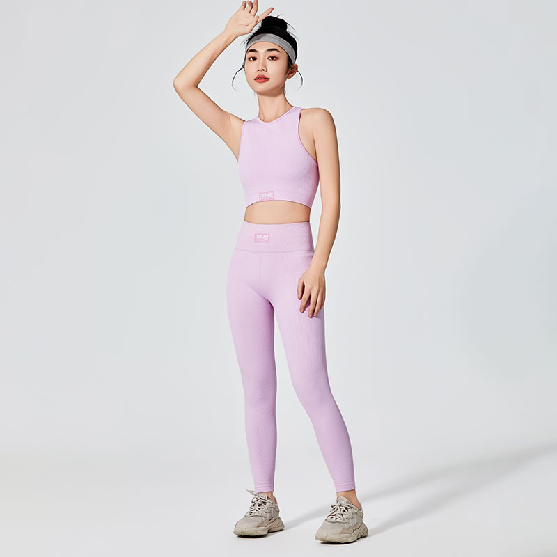 အမျိုးသမီးများ Lilac အားကစား leggings